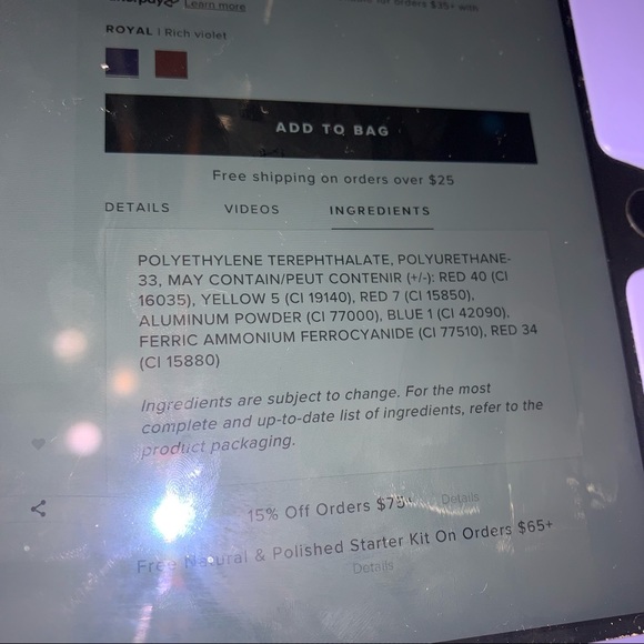 Anastasia Beverly Hills Vegan Royal Purple Loose Glitter✨ - Picture 8 of 9